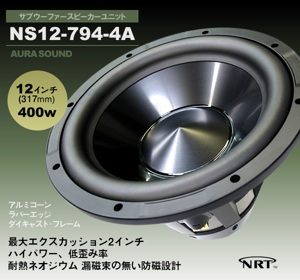 TuE[t@[Xs[Jjbg AURA SOUND NS12-794-4A