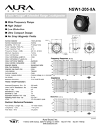 AURASOUND NSW1-205-8A f[^V[g