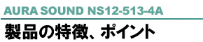 AURA SOUND NS12-513-4A i̓A|Cg